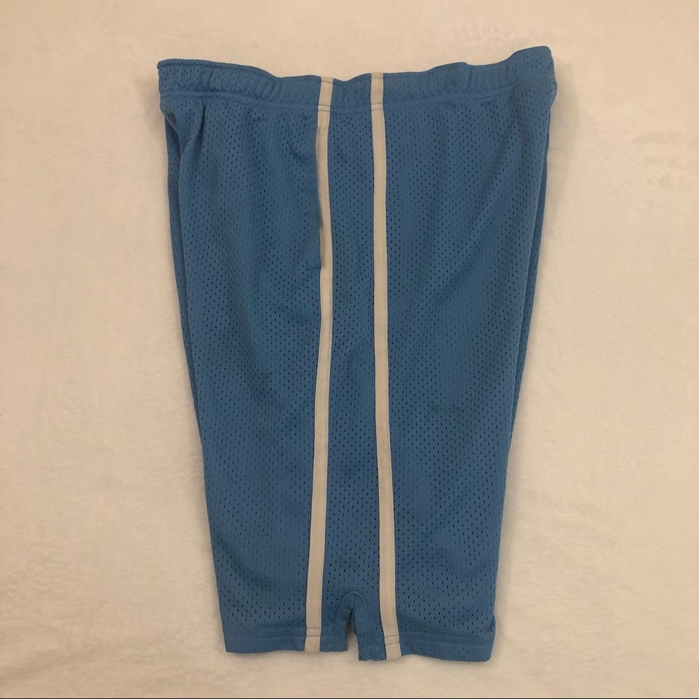 Green Dog Athletic Activewear Powder Blue Mesh Basketball Hiking Shorts Mens L.